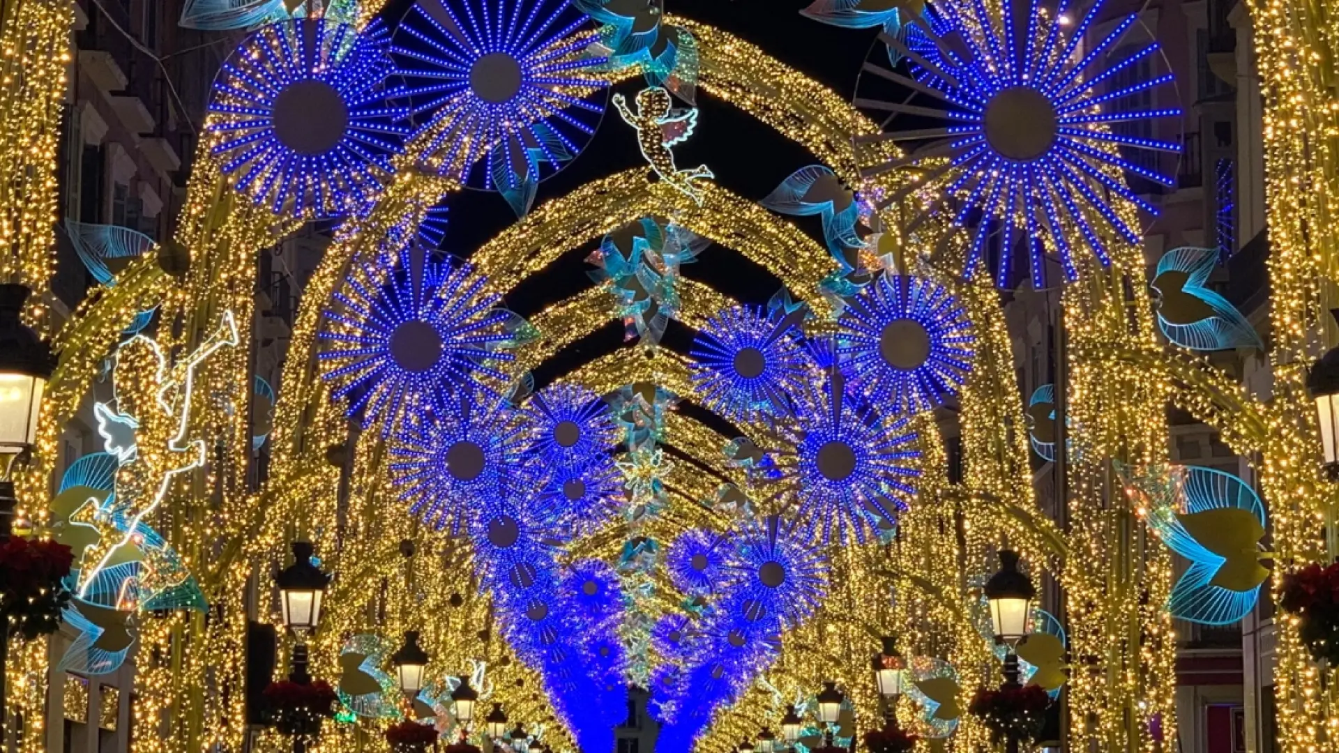 Alumbrado navideño de Málaga